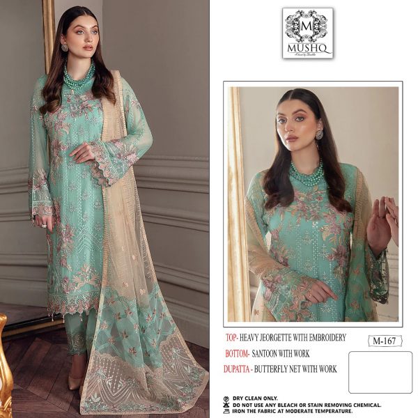 MUSHQ M 167 PAKISTANI SUITS IN INDIA BY SHRADHA DESIGNER