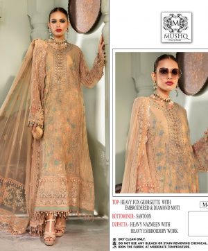 MUSHQ M 172 PAKISTANI SUITS BY SHRADDHA DESIGNER