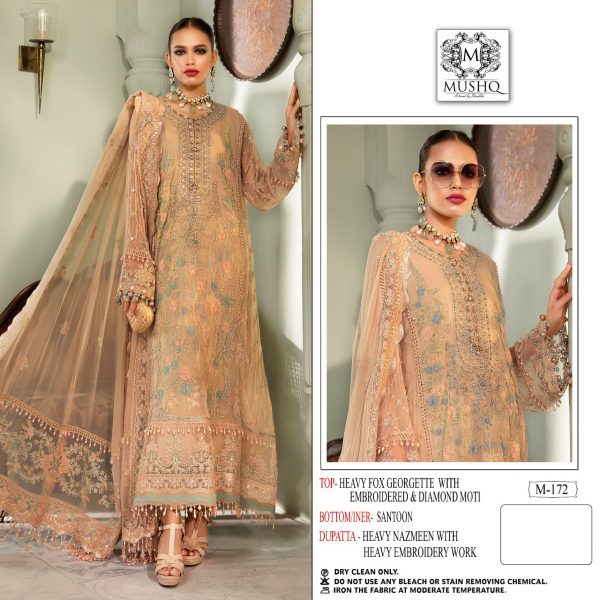 MUSHQ M 172 PAKISTANI SUITS BY SHRADDHA DESIGNER