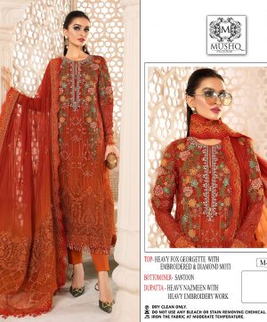 MUSHQ M 173 PAKISTANI SUITS BY SHRADDHA DESIGNER