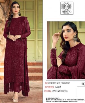 MUSHQ M 174 A PAKISTANI SUITS BY SHRADDHA DESIGNER