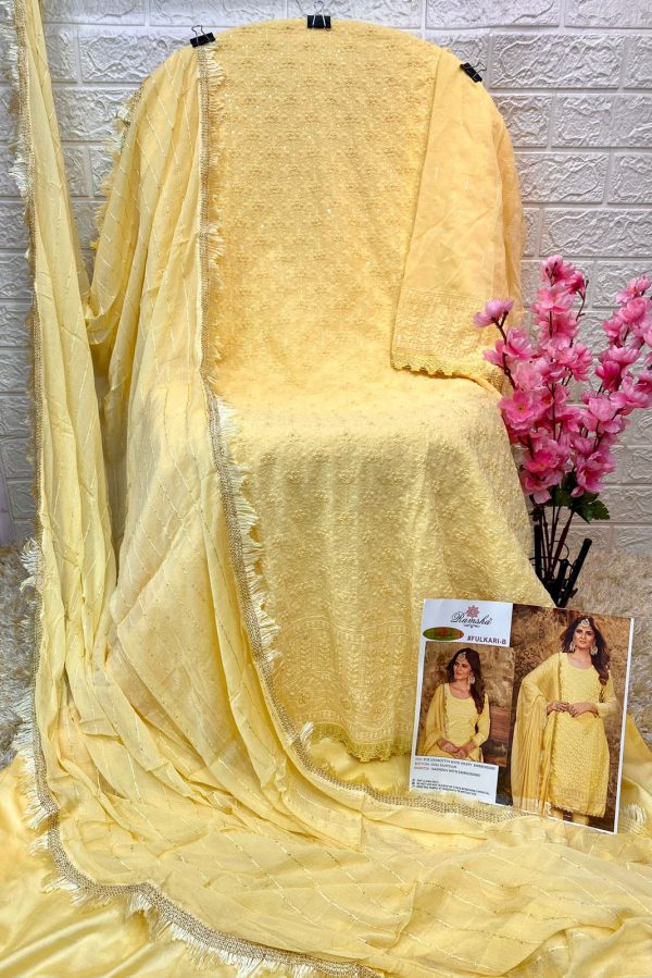 RAMSHA FASHION FULKARI B PAKISTANI SUITS IN INDIA