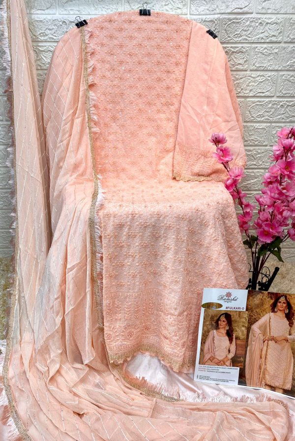 RAMSHA FASHION FULKARI D PAKISTANI SUITS IN INDIA