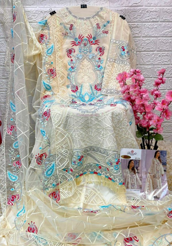 RAMSHA FASHION R 538 PAKISTANI SUITS IN INDIA