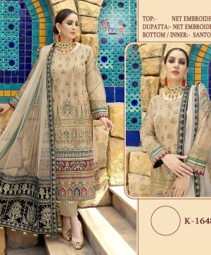 SHREE FABS K 1648 PAKISTANI SUITS MANUFACTURER