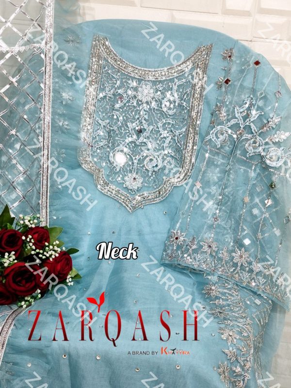 ZARQASH Z 3003 B PAKISTANI SUITS MANUFACTURER