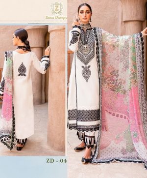 ZIAAZ DESIGNS ZD 04 PAKISTANI SUITS MANUFACTURER