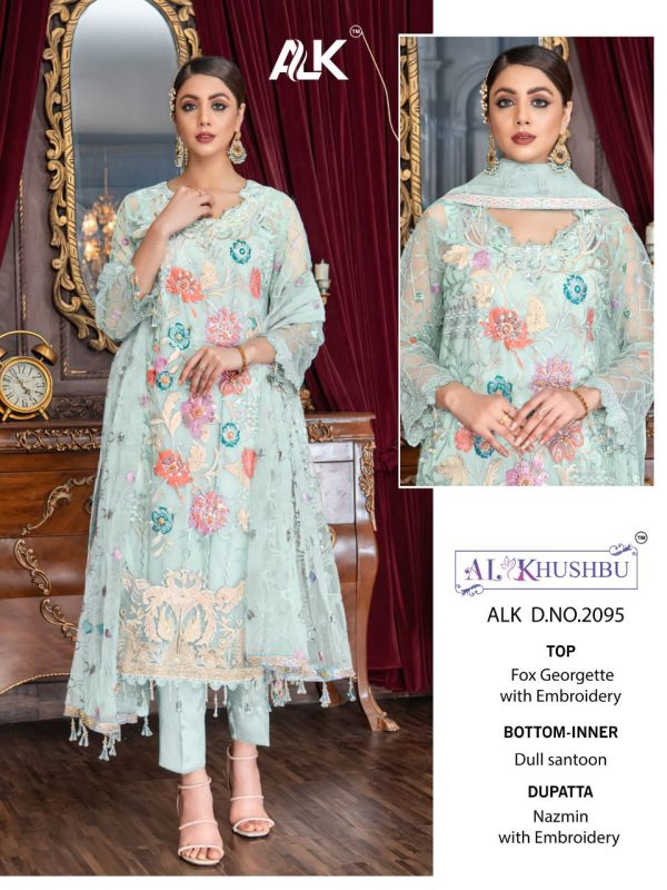 AL KHUSHBU ALK 2095 PAKISTANI SUITS MANUFACTURER