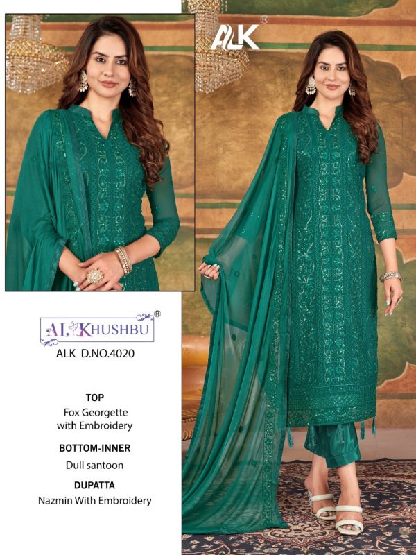 AL KHUSHBU ALK 4020 PAKISTANI SUITS IN INDIA