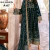 ALIF FASHION A 67 PAKISTANI SUITS MANUFACTURER