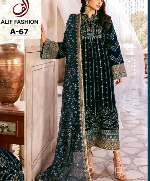 ALIF FASHION A 67 PAKISTANI SUITS MANUFACTURER