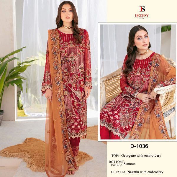 DEEPSY SUITS D 1036 PAKISTANI SUITS MANUFACTURER