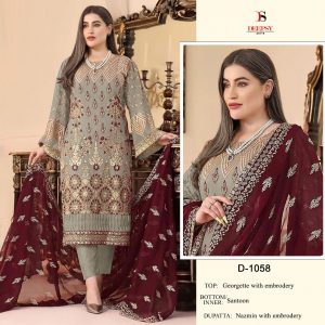 DEEPSY SUITS D 1058 PAKISTANI SUITS MANUFACTURER