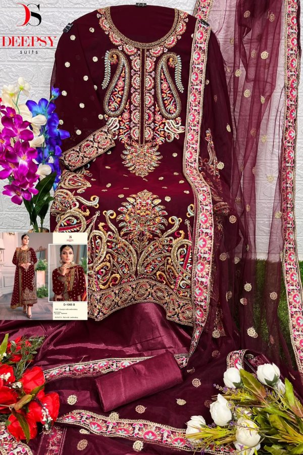 DEEPSY SUITS D 1065 B PAKISTANI SUITS IN INDIA