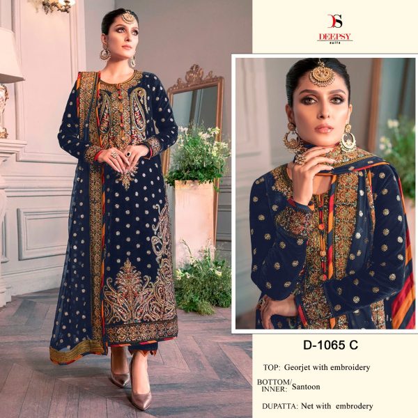 DEEPSY SUITS D 1065 C PAKISTANI SUITS IN INDIA