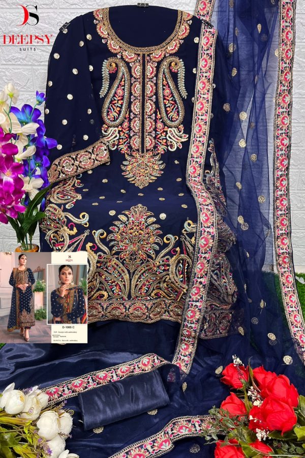 DEEPSY SUITS D 1065 C PAKISTANI SUITS IN INDIA