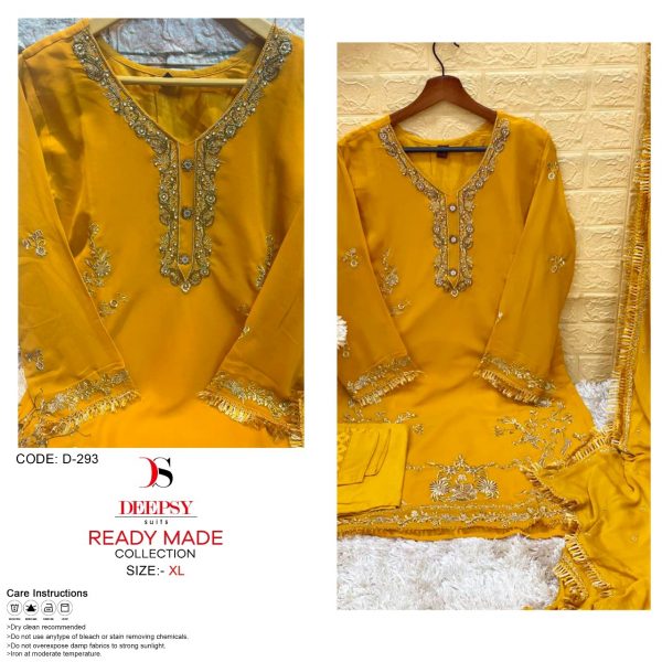 DEEPSY SUITS D 293 READYMADE PAKISTANI SUITS IN INDIA