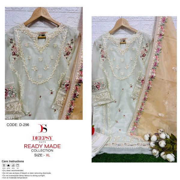 DEEPSY SUITS D 296 READYMADE PAKISTANI SUITS IN INDIA