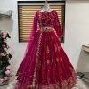 DESIGNER VELVET LEHENGA CHOLI IN WHOLESALE PRICE 02