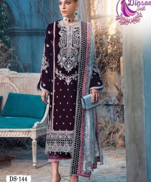 DINSAA DS 144 ANAYA VOL 1 VELVET PAKISTANI SUITS IN INDIA