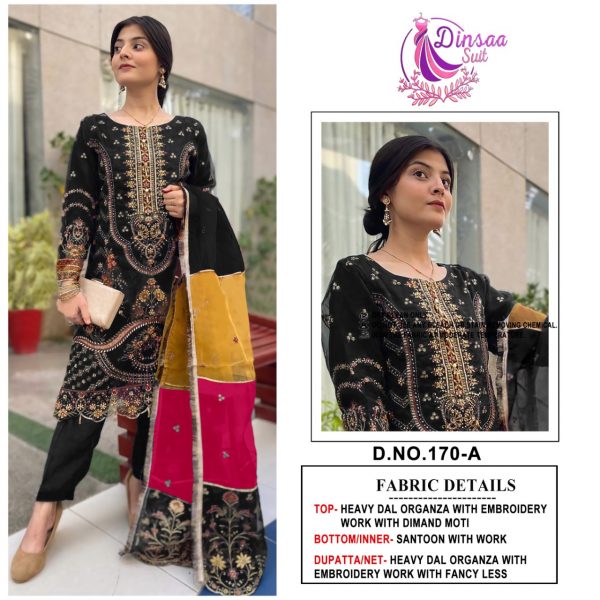 DINSAA SUIT 170 A PAKISTANI SUITS MANUFACTURER