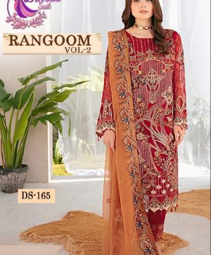 DINSAA SUIT DS 165 RANGOON VOL 2 PAKISTANI SUITS