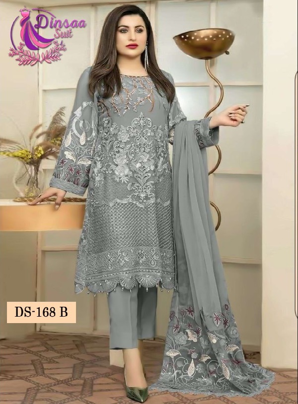 DINSAA SUIT DS 168 B PAKISTANI SUITS MANUFACTURER