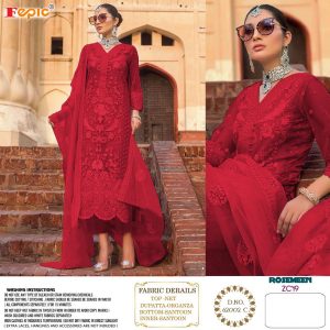 FEPIC 62002 C ROSEMEEN PAKISTANI SUITS IN INDIA