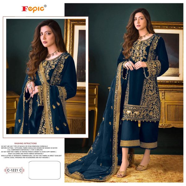 FEPIC C 1221 C ROSEMEEN PAKISTANI SUITS MANUFACTURER