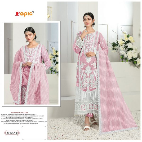 FEPIC C 1267 B ROSEMEEN PAKISTANI SUITS IN INDIA