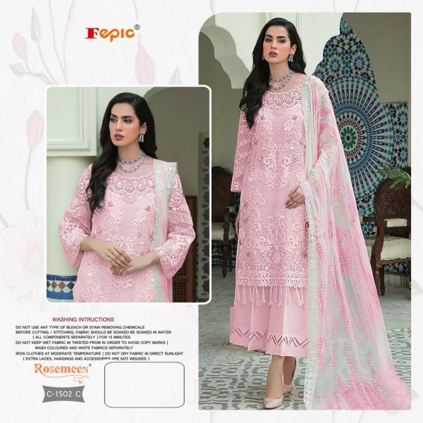 FEPIC C 1502 C ROSEMEEN PAKISTANI SUITS MANUFACTURER