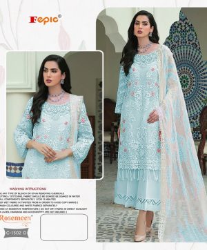 FEPIC C 1502 D ROSEMEEN PAKISTANI SUITS MANUFACTURER