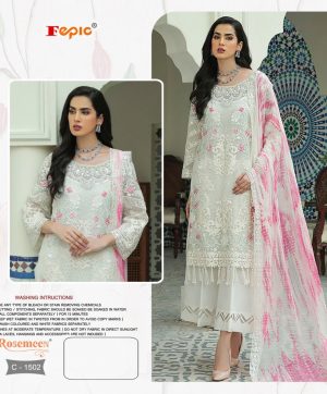 FEPIC C 1502 ROSEMEEN PAKISTANI SUITS MANUFACTURER