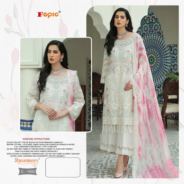 FEPIC C 1502 ROSEMEEN PAKISTANI SUITS MANUFACTURER