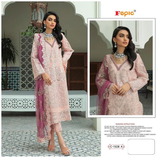 FEPIC C 1508 A ROSEMEEN PAKISTANI SUITS MANUFACTURER