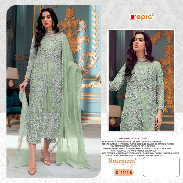 FEPIC C 1514 B ROSEMEEN PAKISTANI SUITS IN INDIA