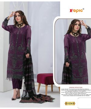 FEPIC D 5236 B ROSEMEEN PAKISTANI SUITS MANUFACTURER