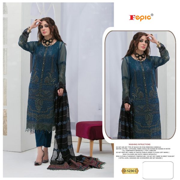 FEPIC D 5236 C ROSEMEEN PAKISTANI SUITS MANUFACTURER