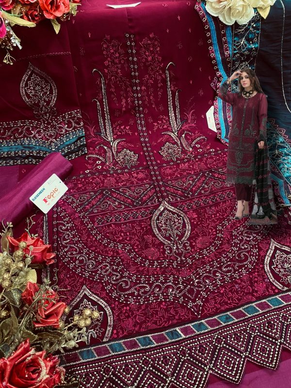 FEPIC D 5236 D ROSEMEEN PAKISTANI SUITS MANUFACTURER