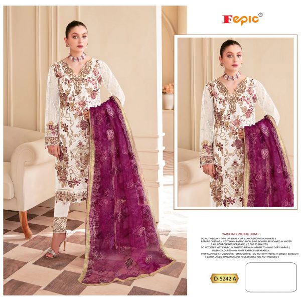 FEPIC D 5242 A ROSEMEEN PAKISTANI SUITS IN INDIA