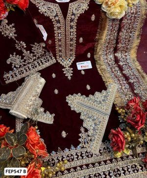 FEPIC FEP547 B ROSEMEEN PAKISTANI SUITS IN INDIA