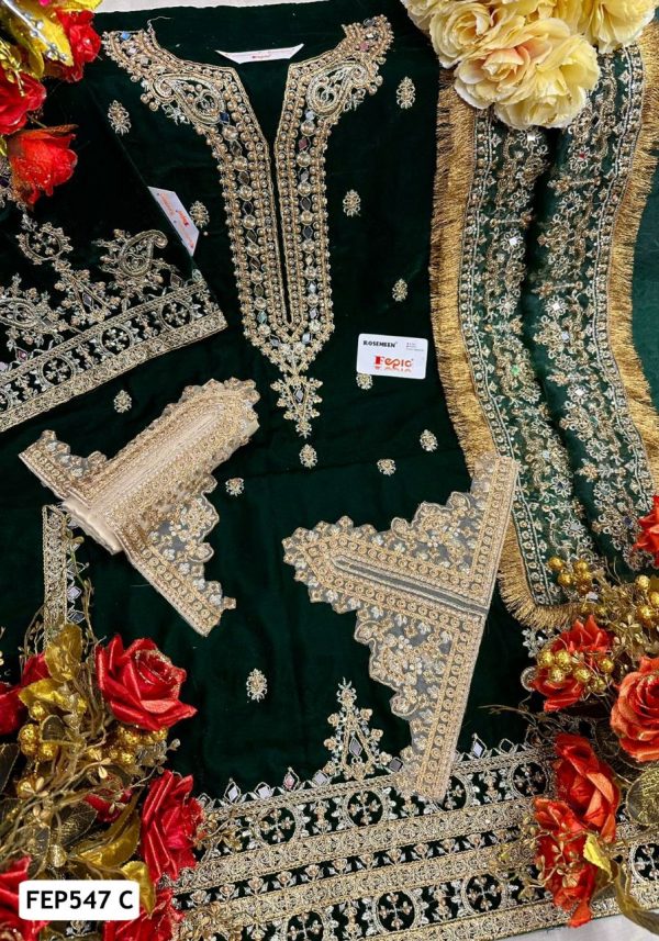 FEPIC FEP547 C ROSEMEEN PAKISTANI SUITS IN INDIA