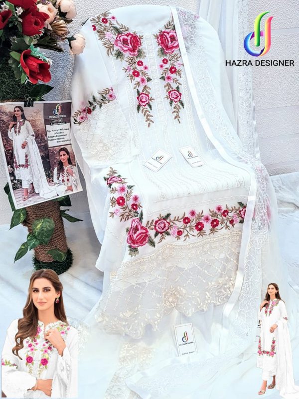 HAZRA DESIGNER HD 39 PAKISTANI SUITS MANUFACTURER