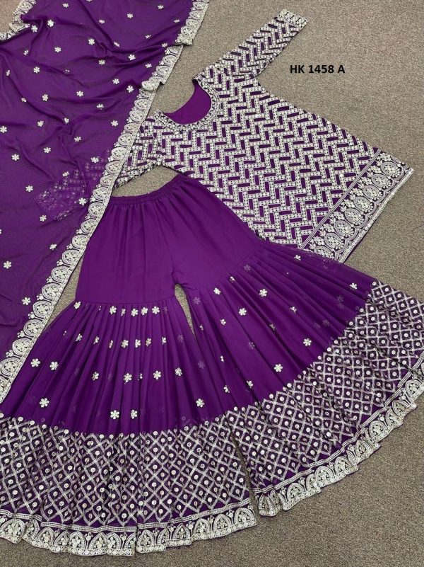 HK 1458 A READYMADE SALWAR SUIT MANUFACTURER