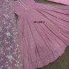 HK 1491 C READYMADE GOWN BOTTOM WITH DUPATTA