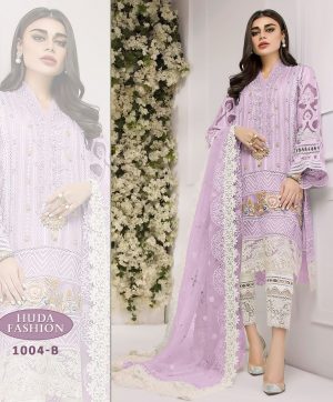 HUDA FASHION 1004 B PAKISTANI SUITS MANUFACTURER