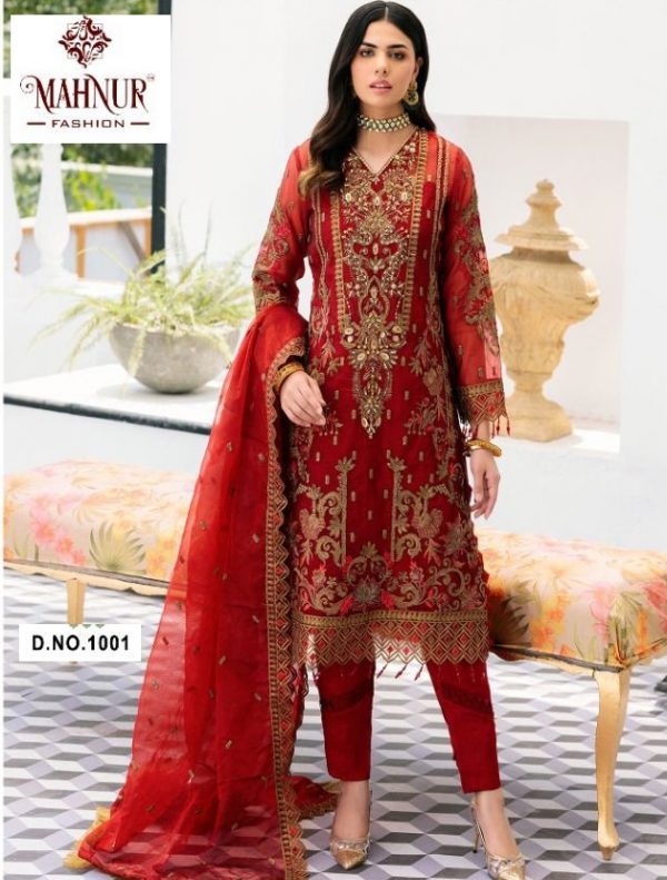 MAHNUR FASHION 1001 VOL 6 PAKISTANI SUITS IN INDIA