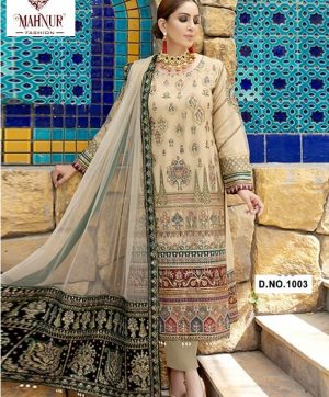 MAHNUR FASHION 1003 VOL 6 PAKISTANI SUITS IN INDIA