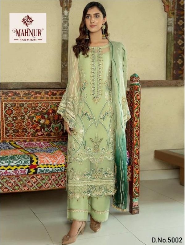 MAHNUR FASHION 5002 VOL 5 PAKISTANI SUITS IN INDIA