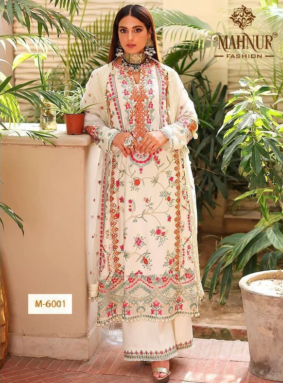 MAHNUR FASHION 6001 NX 01 PAKISTANI SUITS IN INDIA